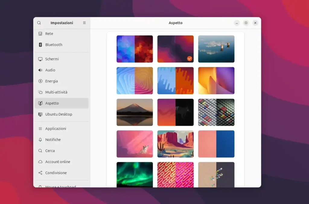 GNOME Backgrounds Ubuntu