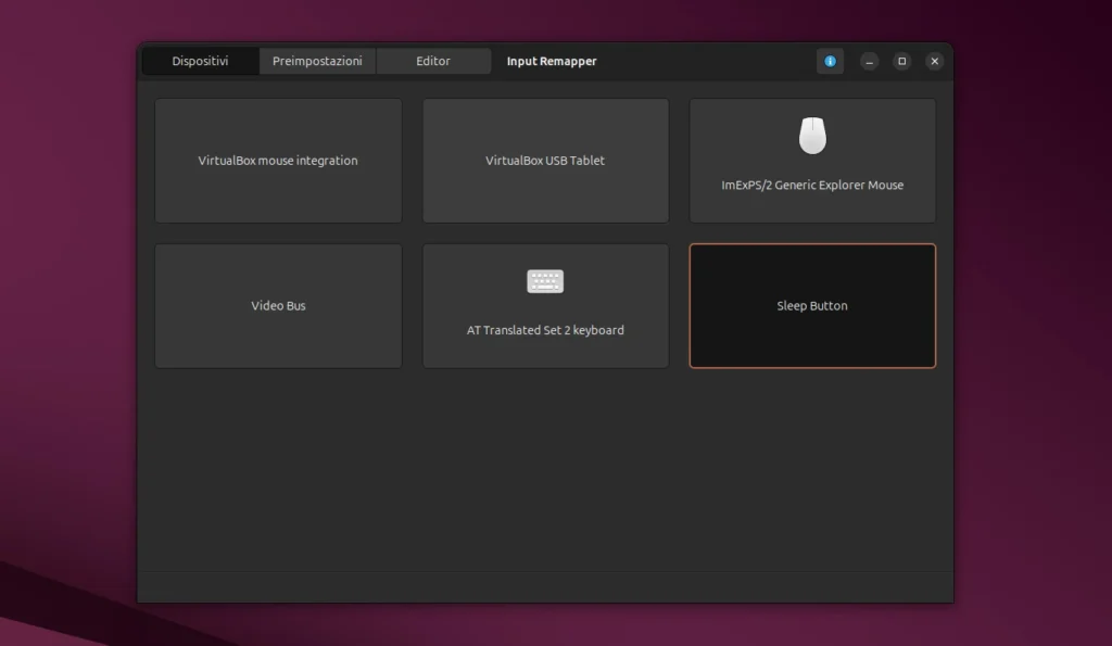 input remapper dispositivi