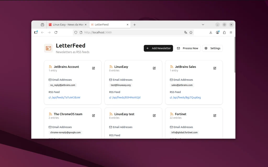letterfeed linux
