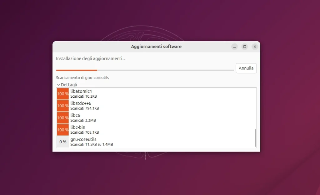 Ubuntu 25.10 update manager