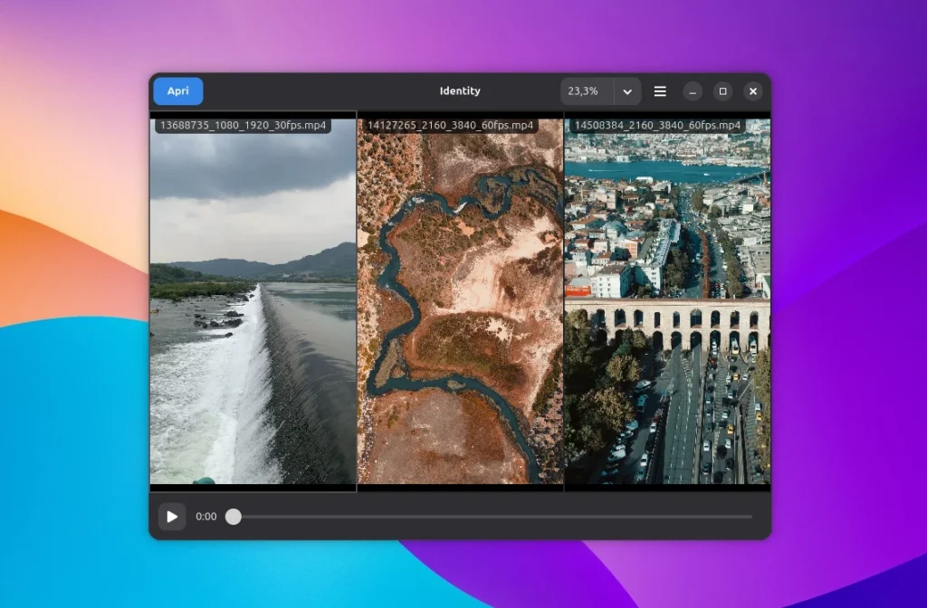 Identity GNOME Linux