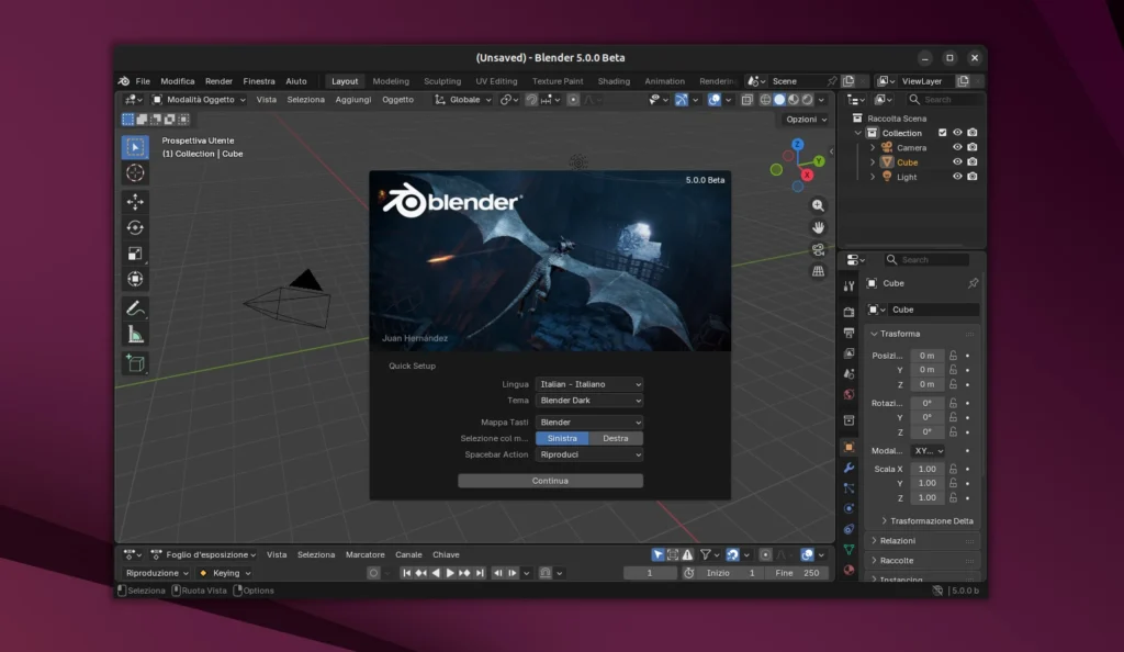 Blender 5.0 Beta