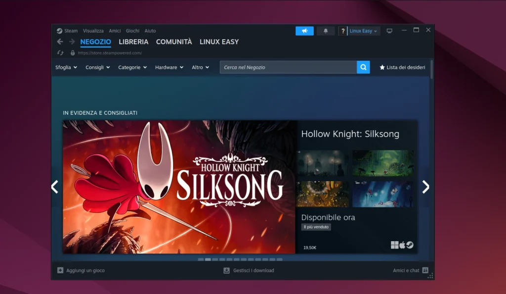 Steam su Ubuntu Linux