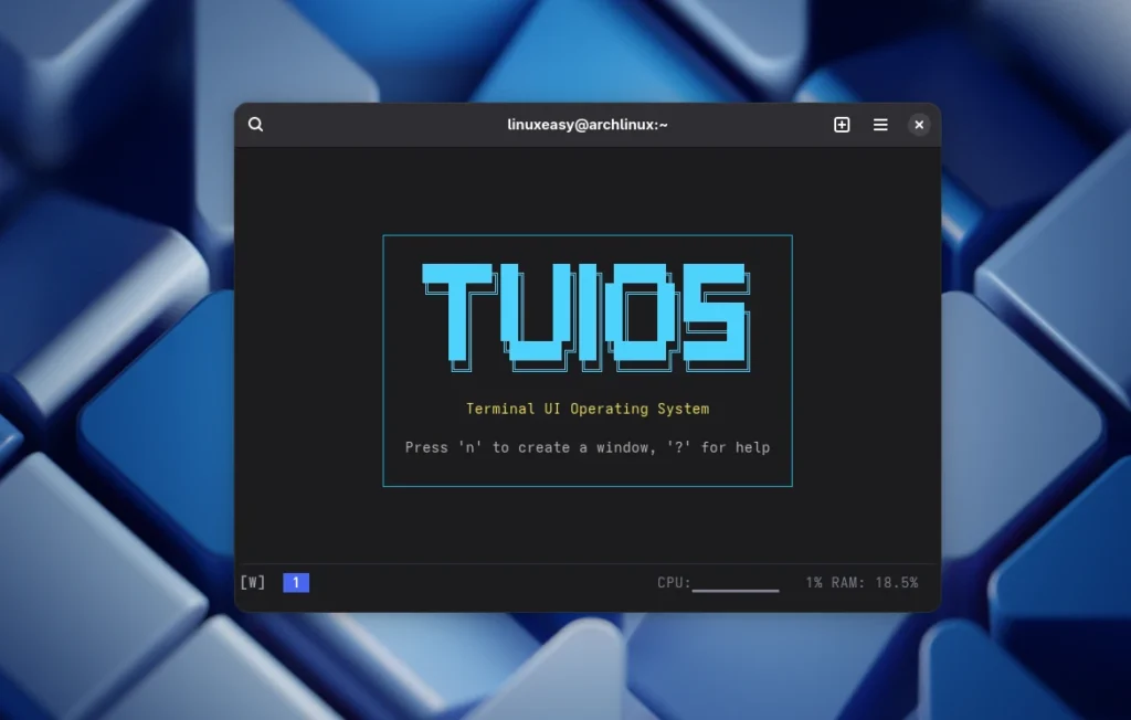 TUIOS - Terminal UI Operating System