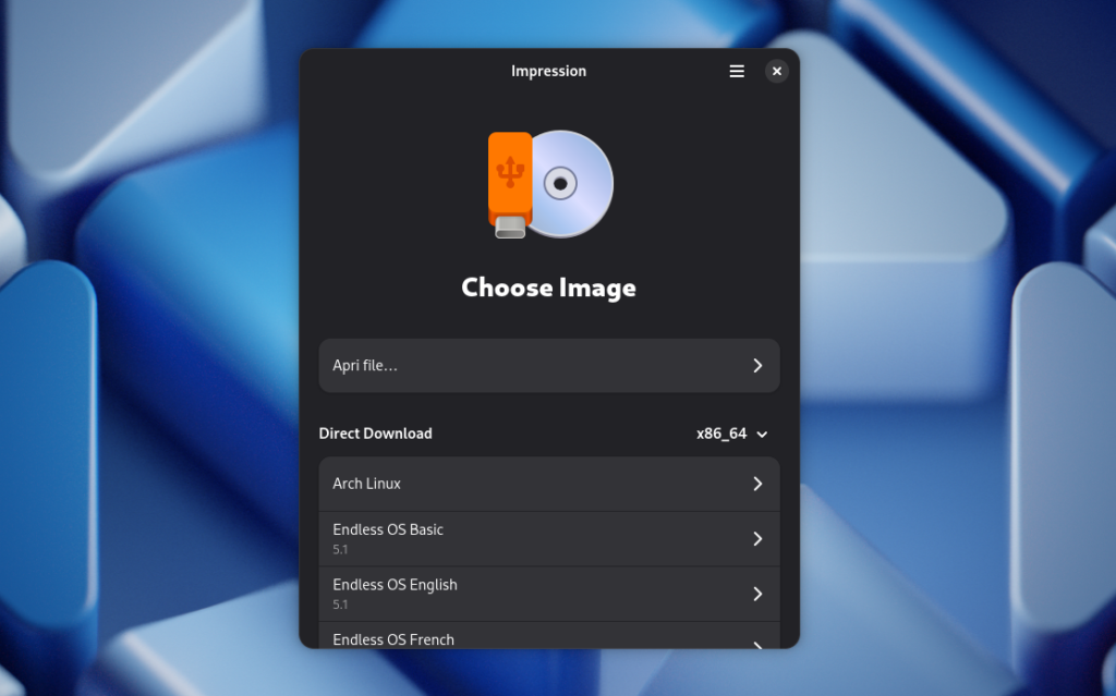 impression gnome linux