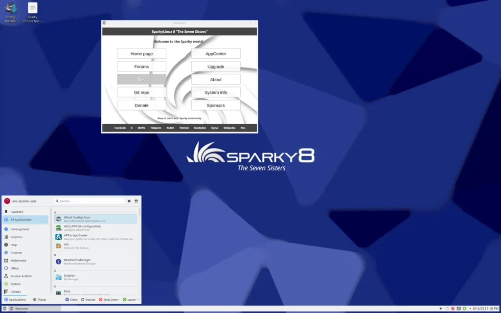sparky linux 8